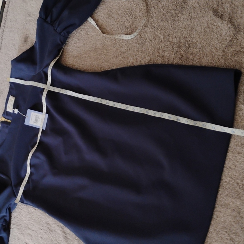 Sail to Sable NWT Navy Bell Sleeve Dress - Picture 5 of 7